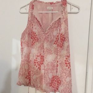 Marks pink top Max studio summer sleeveless top